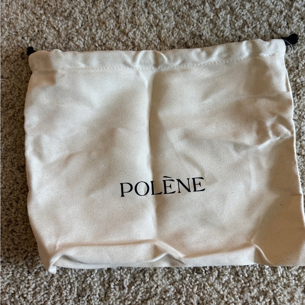 Polene Cream Drawstring Bag